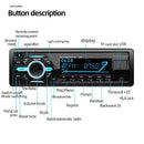 host FM/USB/AUX In-dash Audio Head Unit Car MP3 Player Car Radio Bluetooth