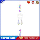 #A Wind Chime Crystal Light Catcher Hanging Butterfly Devil Eye Ornaments Art Cr