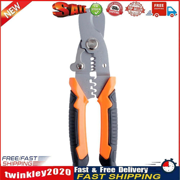 Multi-function Household Scissors Crimping Pliers Wire Stripper (120-6281) Newly