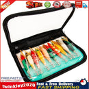 10pcs Bionic Shrimp Baits Set w/ Double-Layer Hooks for Cuttlefish Fishing Newly