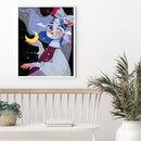 Canvas Painted Oil Paint By Numbers Aries Girl DIY Modern Bedroom Wall Art