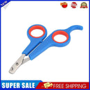 Stainless Steel Pet Nail Toe Scissors Dog Cat Claw Grooming Clipper (Blue)