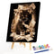 Frameless Digital Oil Art Picture DIY Cat Paint By Numbers Craft Wall Decor Kit