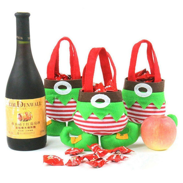 Decorations Creativity Christmas tree Christmas Gift bag Clown pants Candy bag