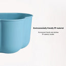 Hanging Storage Basket Organizer Trash Can Shelf Home Kitchen Tool (Blue) Newly