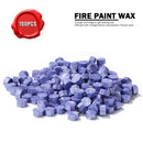 Fire Paint Sealing Wax Tablet Lacquer Seal Pill Envelope Decor (Ice Purple)