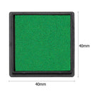 Fingerprint Square Inkpad for DIY Scrapbook Card Paper Craft Stamp (Green)
