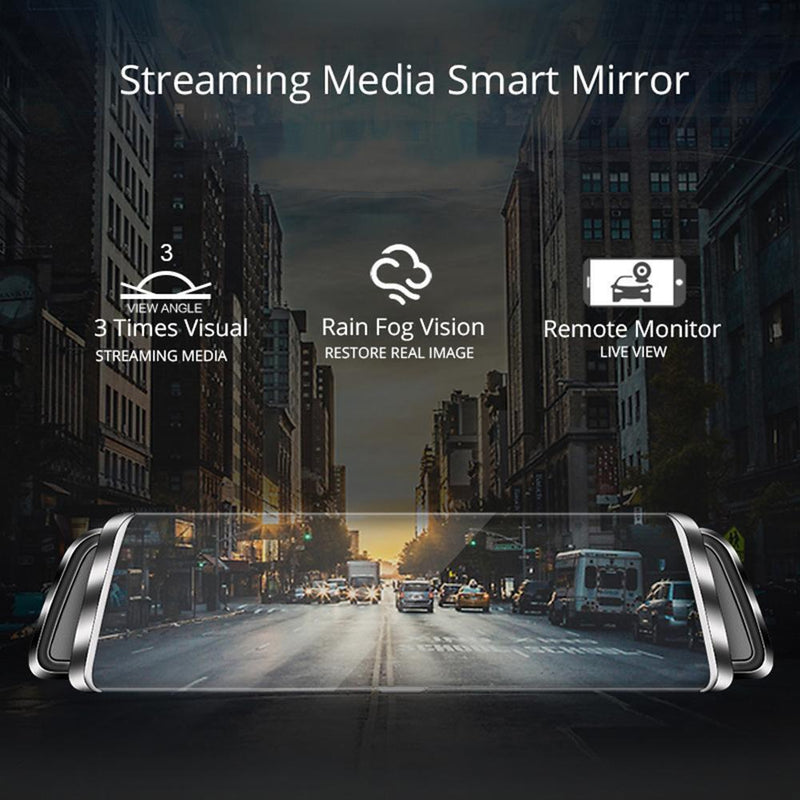 Starnearby G07 9.35-Inch IPS Touchscreen Double Lens 4G Android Car Rear View Mirror