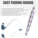 40g Hard Metal Lead Casting Jig Fishing Lure Jigging Luminous Artificial Ba