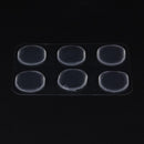 6pcs/set Silicon Gel Snare Drum Mute Pads Transparent Drum Damper Mufflers