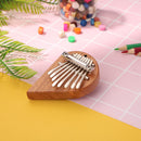 Mini Heart-Shape 8-Key Sapele Plate Kalimba Thumb Piano Mbira Sanza (Right)