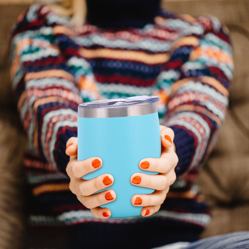 Beer Coffee Mug Stainless Thermal Leak Proof Insulation Cup with Lids (C) Newly