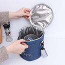 2PCS Portable Insulated Camping Tote Lunch Box Food Storage Picnic Bags Handbag