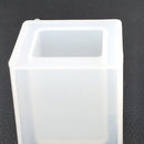 Silicone Concrete Candle Mold Geometric DIY Storage Pen Holder Mould (A) Newly
