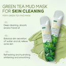 Green Tea Mud Deep Cleansing Oil Control Moisturizing Skin Women Remove Z4J0