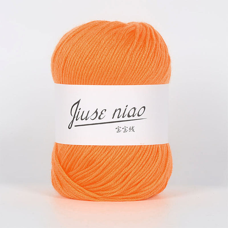 50g/roll 6-strand Pure Cotton Thin Yarn Crochet Hand Stitching Knitting Threa