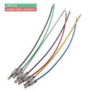 20pcs Stainless Steel Wire Keychain Screw Locking Gadget Cable Rope Keyring
