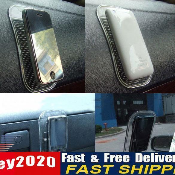 Car Dashboard Sticky Pad Anti Slip Cell Phone Key Holder Mat Transparent Newly