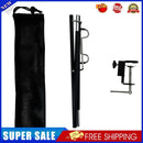 Portable Tent Pole Lamp Holder Hook Outdoor Camping Light Hanger (Black)