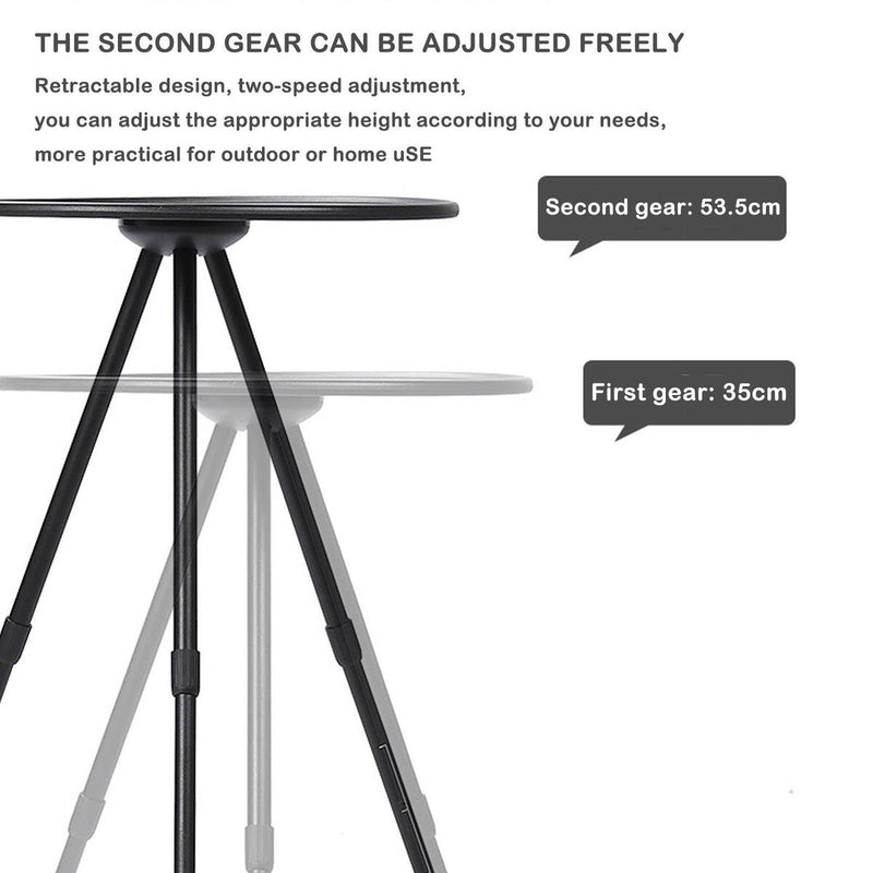 Aluminum Alloy Folding Round Table Camping SelfDriving Travel Equipment Portabl.