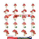 Mushroom Pendant Charms - 20 Pack DIY Jewelry Making for Bracelet Necklace Newly