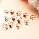 10Pcs Children Cartoon Rings Flower Animal Ring Cute Jewellery Kid Girls Toys