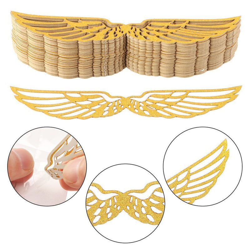 Wings Cake Decor Chocolate Decoration Dessert Toppers Hollowed Wings Toppers