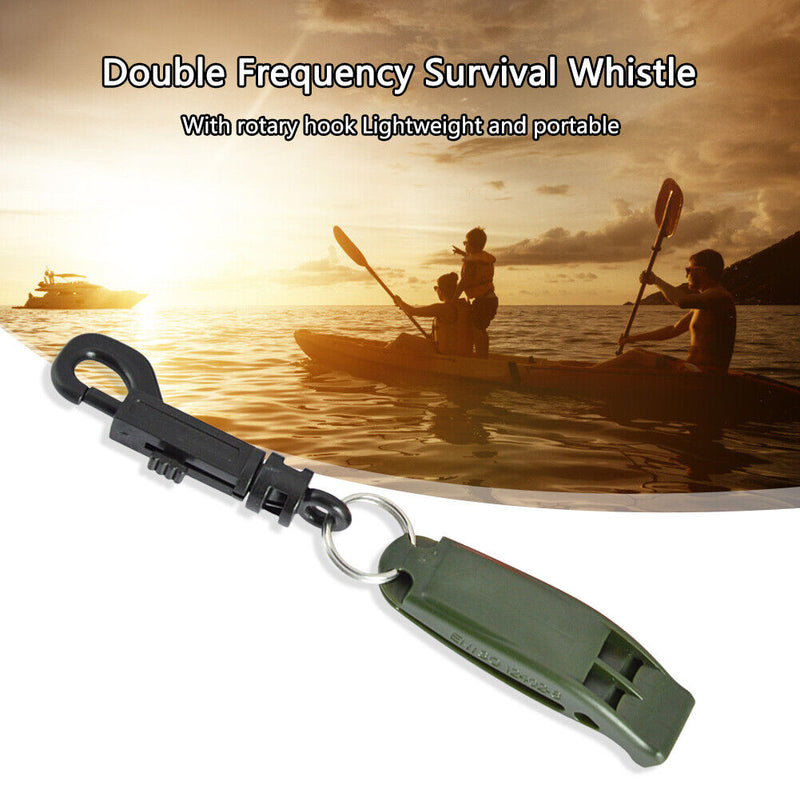 Dual Frequency Emergency Whistle Portable Whistle Tool Loud Voice Diving Rescue