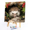 Oil Painting By Numbers Acrylic Handmade Little Hedgehog Digital Picture Decor