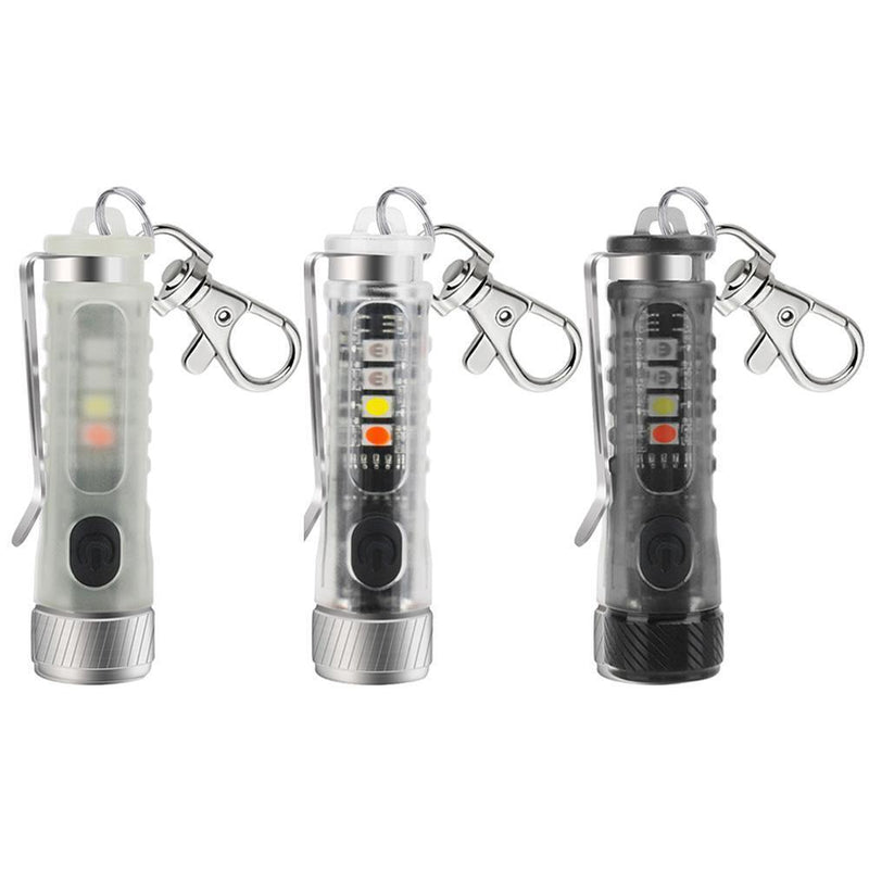 XPG2 LED Mini Flashlight Keychains UV 395nm 400lm Light (Fluorescent White)
