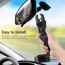 Car Rearview Mirror Concealed Phone Holder Rotary Rear Seat Kitchen Support Rack