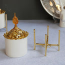 Metal Ceramics Aromatherapy Furnace Ornaments Incense Holder Incense Burner