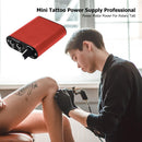 Compact Mini Tattoo Power Supply For Rotary Tattoo Machine (Red US Plug)