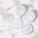 Fluff Powder Puff Lady Dry Powder Loose Powder Makeup Puff Tools (White)