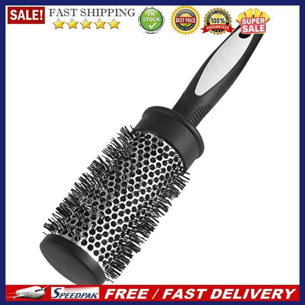 Cylinder Curly Hair Rolling Nylon Comb Hair Styling Round Brush Hair Salon To