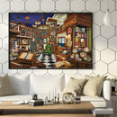 5D DIY Full Round Drill Diamond Painting Cozy study room