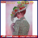 Top Hat Lady DIY Picture of Rhinestone Partial Special Drill Diamond Painting