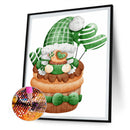 5D Diamond Painting Kit DIY Green Gnome Full Round Drill Mosaic Home Decorati