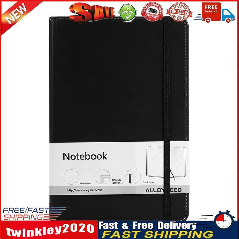 Hardcover 96 Sheets Wood-free Paper Notebook A5 Diary Writing Notepad(Dot) Newly