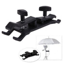 Photographic Camera Umbrella Clamp Light Stand Tripod Holder Clip Bracket