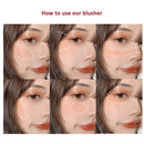 Breathable Face Mineral Pigment 6 Colors Blush Monochrome Blush Makeup Palette
