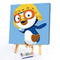 DIY Cartoon Animals Coded Hand Painted Drawing Oil Painting Kit by Numbers Gifts