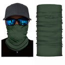 Cycling Camping Tube Scarf Outdoor Gaiter Bandana Headband (Army Green)