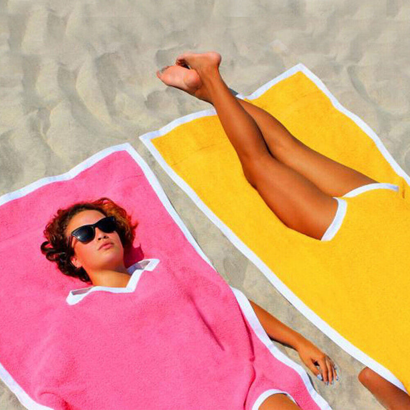 Wearable Beach Towel Microfiber Summer Bath Women Men Adults Bath Wrap Towels