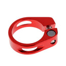 31.8mm Aluminum Alloy MTB Bike Bicycle Cycling Saddle Seat Post Clamp Red