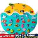 Children DIY Felt Animal Tree Handmade Montessori Educational Toys (Ocean) Newly