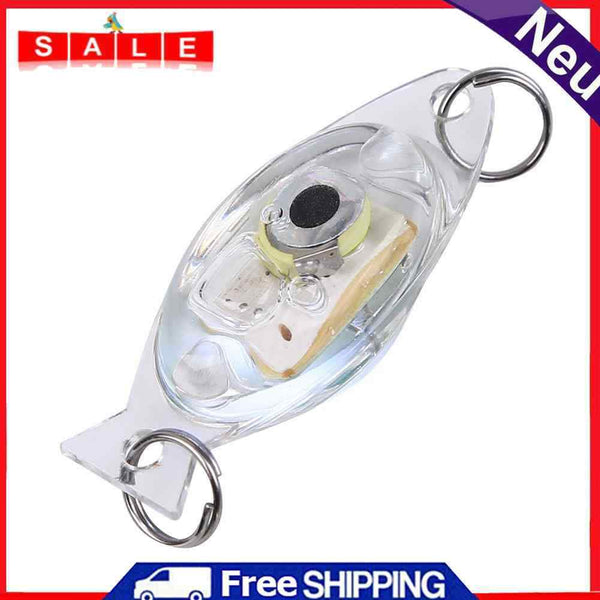 Portable Underwater Fishing Attraction Lamp Lure Fishing Accessories (White)