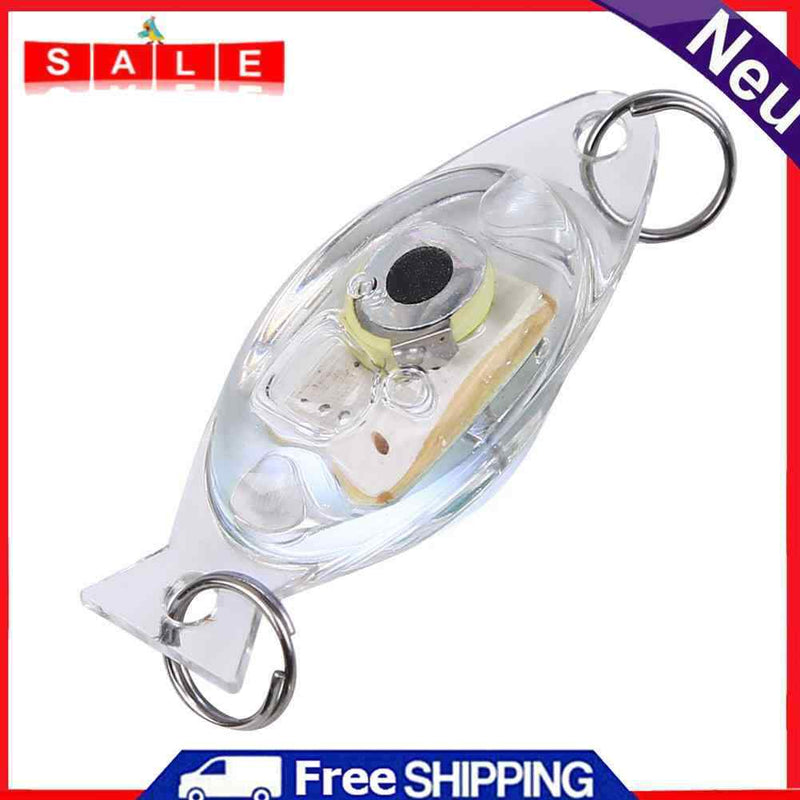 Portable Underwater Fishing Attraction Lamp Lure Fishing Accessories (White)