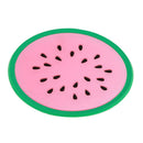 Silicone Non-Slip Fruit Pattern Placemat Round Insulation Table Cup Pad(2)