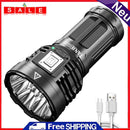 Bright LED Flashlight 500LM Waterproof Multi-function USB Charging Torch Lights